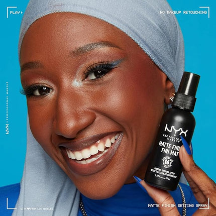 NYX PROFESSIONAL MAKEUP Makeup Setting Spray - Matte Finish, Long-Lasting Face Mist for up to 16HR Wear, Vegan Formula (Pack of 2)