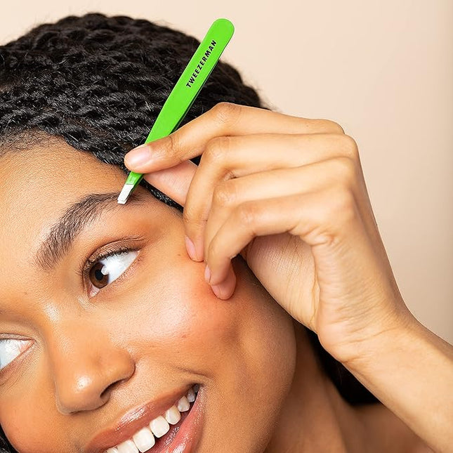 Tweezerman Slant Tweezer - Green Apple Model No. 1230-GAR, multi