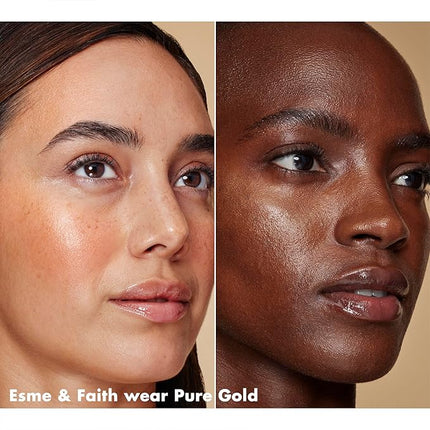 e.l.f. SKIN Bronzing Drops Mini, Liquid Bronzer For Face & Skin, Creates A Sun-Kissed Glow, Infused With Vitamin E, Vegan & Cruelty-Free, Pure Gold