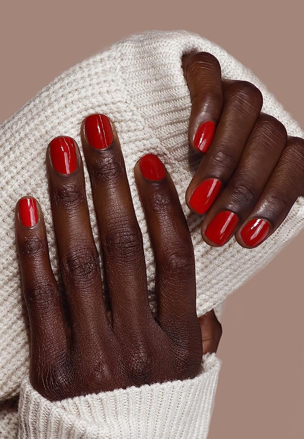 LONDONTOWN lakur Nail Polish - Chip-Resistant, Non-Toxic, Conditions & Hydrates Nails | Glossy Burgundy Red, Mull It Over, .40 fl oz