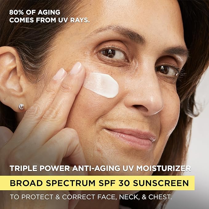 L'Oreal Paris Revitalift Triple Power Face and Neck Moisturizer, Anti Aging Face Cream with Broad Spectrum SPF 30, Pro-Retinol, Hyaluronic Acid and Vitamin C, 1 Kit