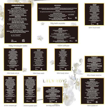 Valentines Day Gifts for Women - 18-Piece Luxury Gold Spa Gift Set, Premium Bath Collection | Father's Day, Mothers Day Gift, Birthday Gifts, Christmas, All Occasion Ultimate Holiday Gift