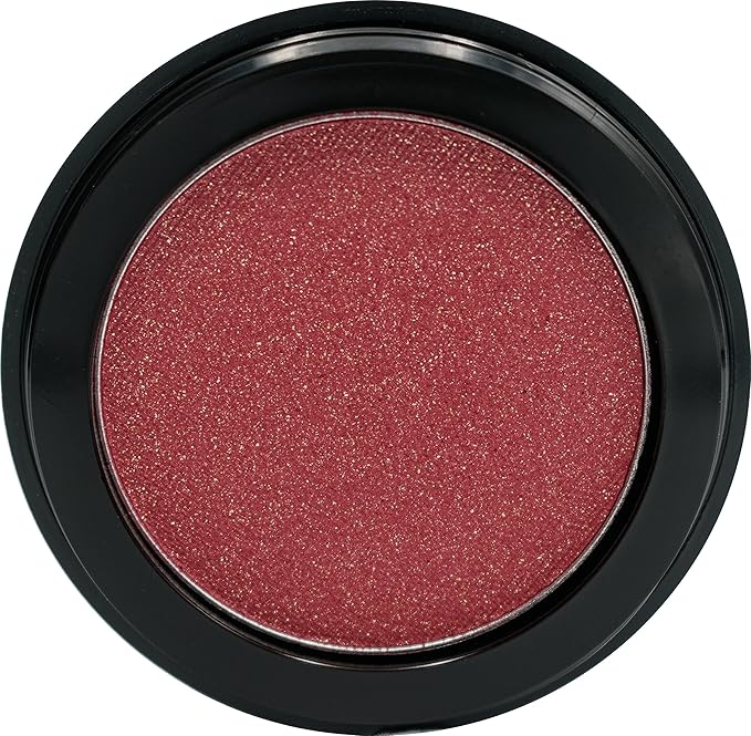 Chili Pepper Bright Red Orange Sparkling Glitter Pressed Powder Single Vegan Eyeshadow; Talc, Paraben & Cruelty Free