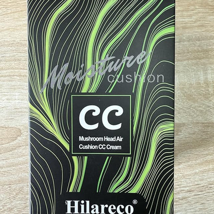 2 PCS Mushroom Head Air Cushion CC Cream Nature Foundation,Foundation Brush Powder Brush,Moisturizing Concealer, Bright Makeup Base Long Lasting with Mushroom Makeup Sponge(#04 Buff Beige)