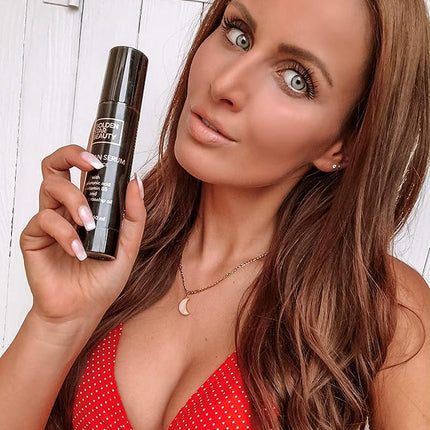 Face Tanner – Self Tan Serum w/Hyaluronic Acid and Organic Oils, Self Tanners Best Sellers, Facial Sunless Tanner for Natural Sunkissed Glow, Fake Tan Moisturizer, 2.0 fl (Light to Medium)