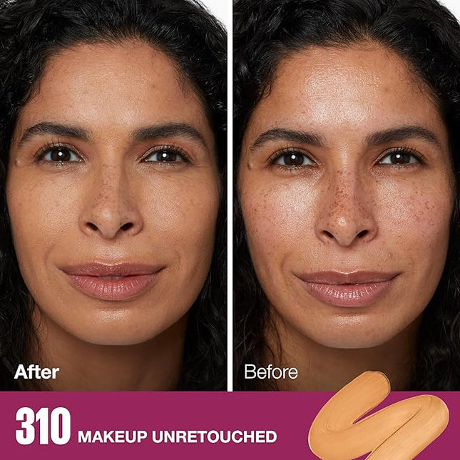 Maybelline Instant Age Rewind Eraser Foundation with SPF 20 and Moisturizing ProVitamin B5, 310, 1 Count