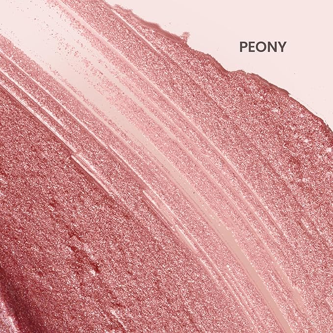 Burt's Bees Shimmer Lip Tint Set, Tinted Lip Balm Stick, Moisturizing for All Day Hydration with Natural Origin Glowy Pigmented Finish & Buildable Color, Peony (4-Pack)