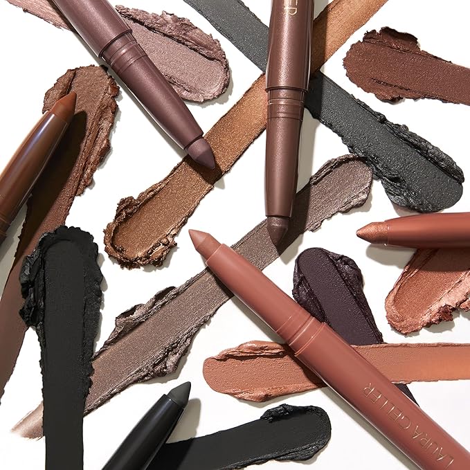 LAURA GELLER NEW YORK Kajal Longwear Kohl Eyeliner Pencil - Rose Gold Kohl - Caffeine and Vitamin E - Smooth & Blendable Liner - Built-In Sharpener