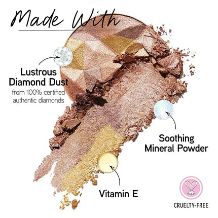 Physicians Formula Mineral Wear Diamond Dust, Vitamin E Mineral Weightless Powder and Serum Hybrid, Warm Radiant Finish, Vegan, Talc-Free, Cruelty-Free - Luminous Bronzer