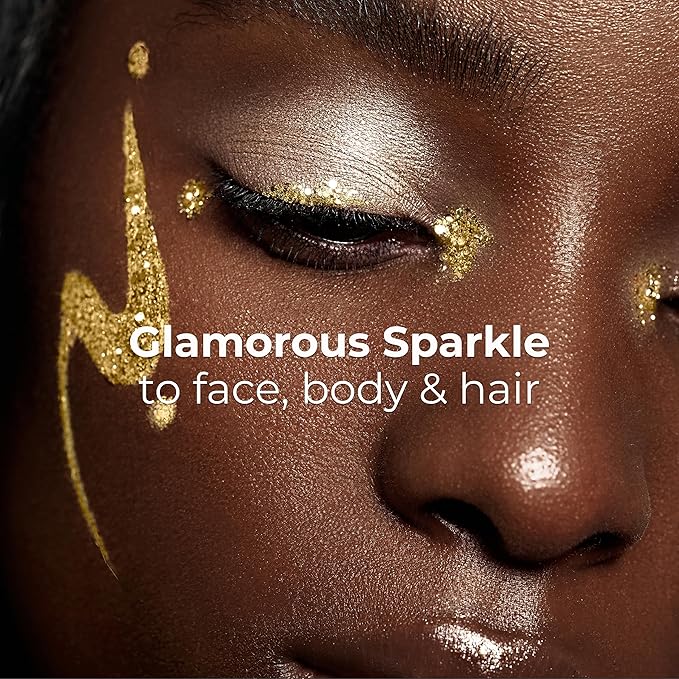 Insta Glitter Bomb: Quick-Dry Holographic Face & Body Glitter Gel | Long-Lasting Shine & Effortless Removal | Perfect Face Glitter Makeup & Body, Hair Shimmer | Vegan & Cruelty Free -0.67 fl.oz