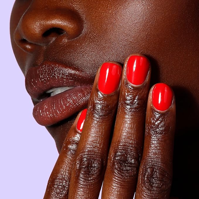 LONDONTOWN lakur Nail Polish - Chip-Resistant, Non-Toxic, Conditions & Hydrates Nails | Glossy Bright Red, Maraschino Cherry, .40 fl oz