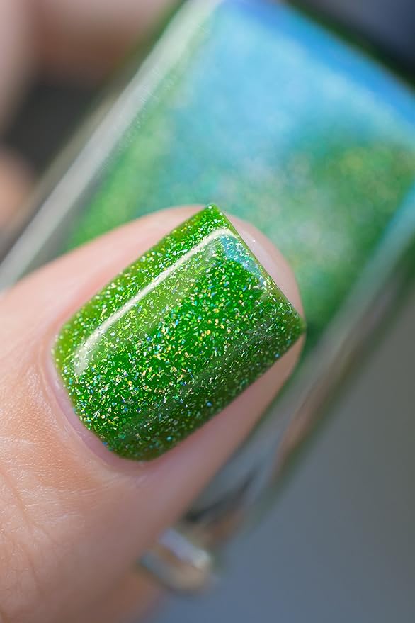 ILNP Someday - Juicy Lime Green Holographic Sheer Jelly Nail Polish