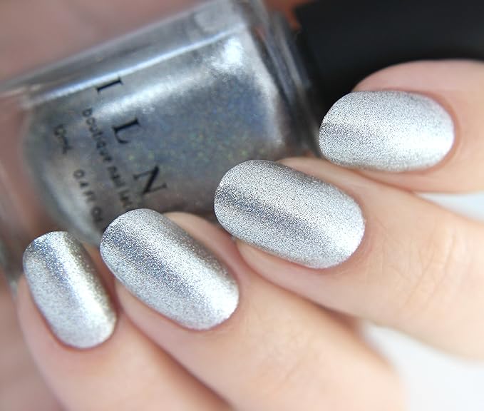 ILNP Avalanche - Pure Silver Holographic Nail Polish