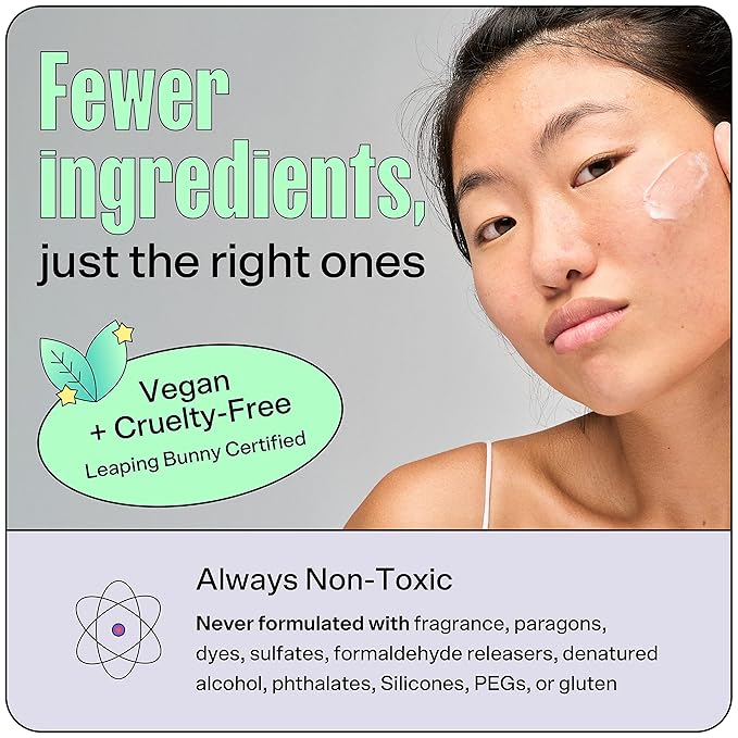 Bubble Skincare Slam Dunk Face Moisturizer for Dry Skin (50ml) + Fresh Start Exfoliating Gel Cleanser (50 ml)