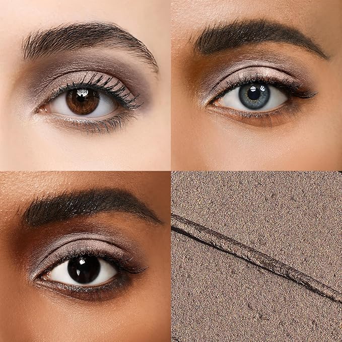 Longwear Cream Eye Shadow Sticks(11 Sand Shimmer),Smudge-Proof, Waterproof Eyeshadow,Silky Formula Glitter With Makeup Brush,Brown Eyeshadow Stick