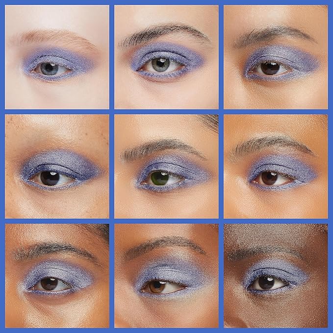 Blue Eyeshadow Stick Eyeliner pencil Makeup Cream Shimmer Smooth Eye shadow Pencil Hypoallergenic Waterproof Long Lasting Dark Light Navy Single palette Pencil Eye shadow Pen (16#)