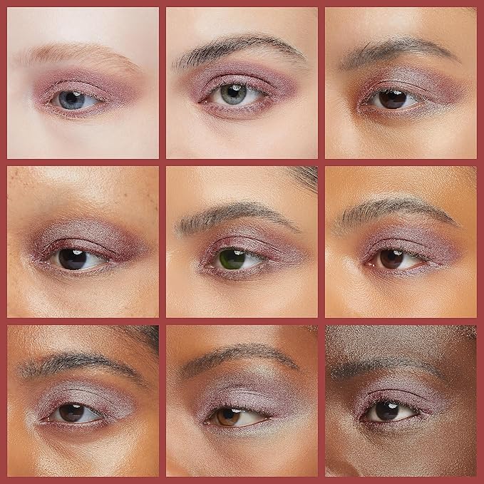 FOCALLURE Shimmer and Matte Cream Eyeshadow Stick,Smooth Brilliant Eye Brightener Pencil for Women,Long Lasting Waterproof Eye Shadow and Liners Makeup,FLAME