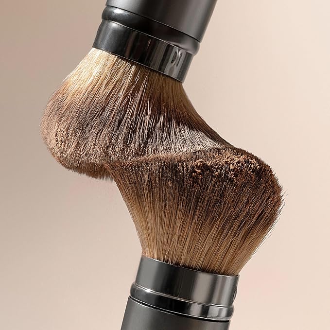 EcoTools Retractable Face Makeup Brush, Kabuki Brush for Foundation, Blush, Bronzer, & Powder, Travel Friendly & Perfect for On The Go, Eco Friendly, Synthetic & Cruelty Free Bristles, 1 Count