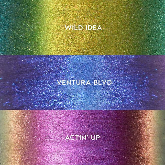 ColourPop BFF Crème Gel Waterproof Chrome Eyeliner Kit - 18HR Wear, Ultra-Pigmented Eyeliner Pencil with Matte & Metallic Finishes - Includes Shades Wild Idea, Ventura Blvd & Actin' Up (3 Count)