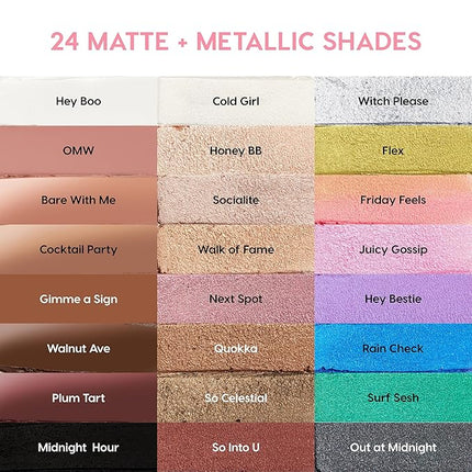 ColourPop Rose Goals Shadow Stix Makeup Kit - Matte + Shimmer Eyeshadow Make Up Set - Vegan & Cruelty-Free Cream Eyeshadow Sticks with High-Pigment & Metallic Finishes (3 Count)